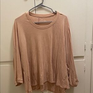 Aerie Soft Peach Long Sleeve Top